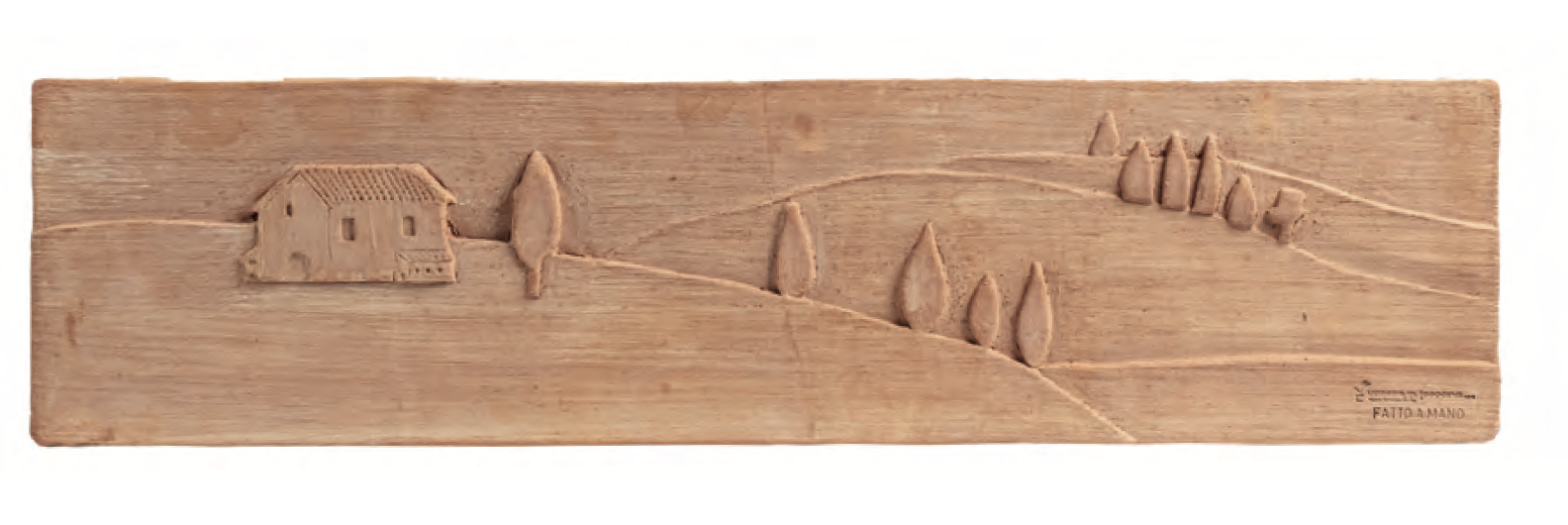 Terakotový obraz na stenu 83cm x 21cm výška