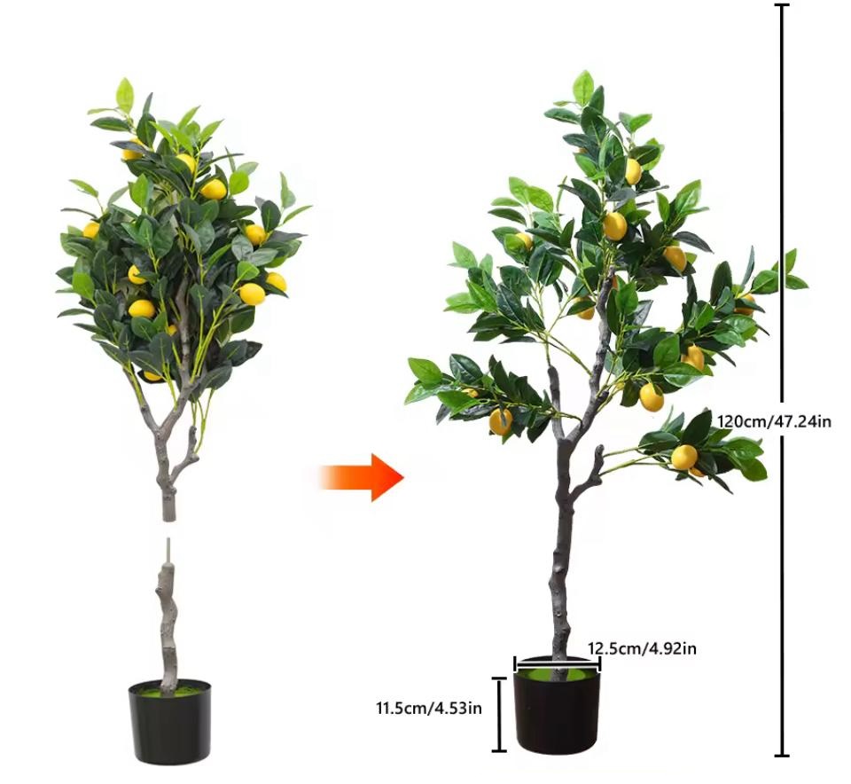 Citrus Limone - výška 120cm - umelá rastlina