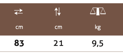 Terakotový obraz na stenu 83cm x 21cm výška