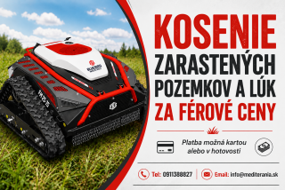 Kosenie a mulčovanie pozemkov a lúk