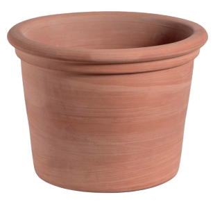 CILINDRO BORDATO TOSCANO 48CM terakotový kvetináč