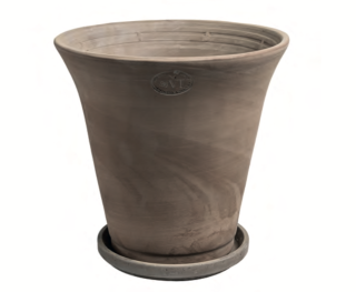 GIGLIO TOSCANO PIETRANTIQUA aj s podmiskou výška 26cm - terakotový kvetináč 